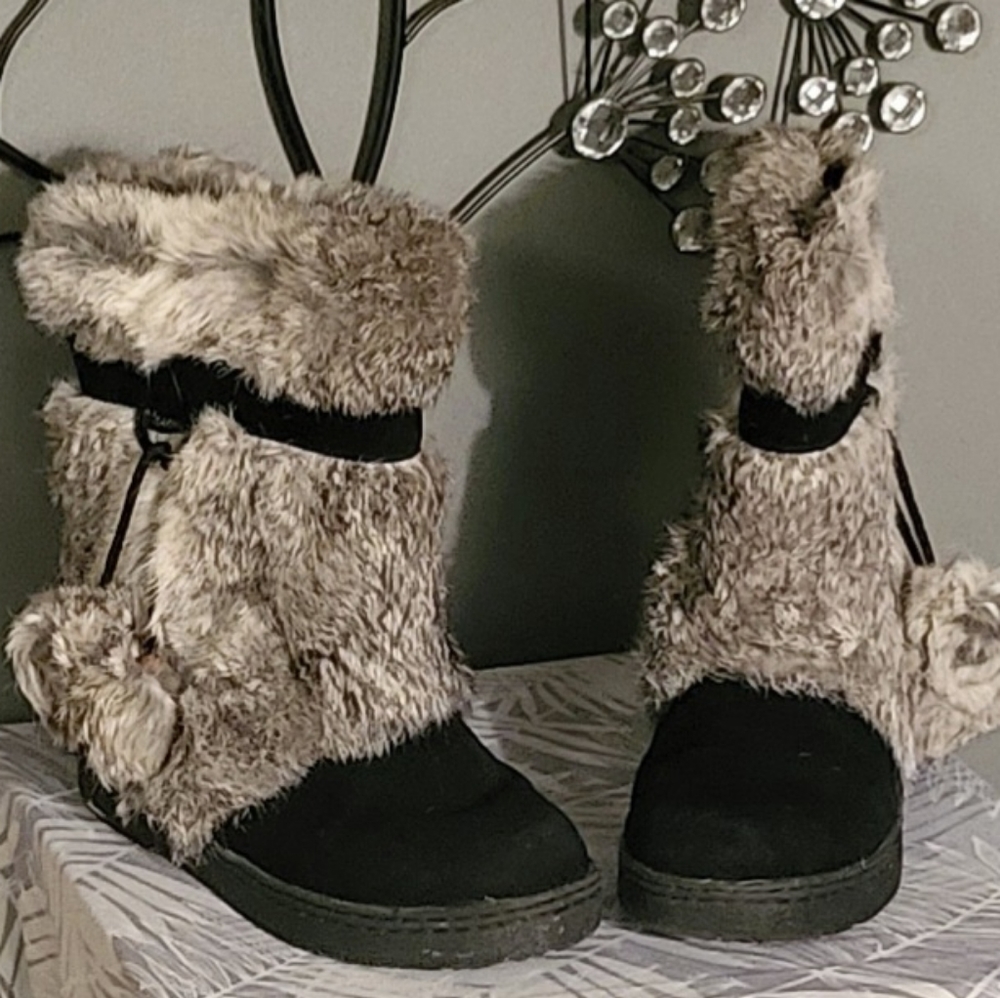 Goat Fur Boots